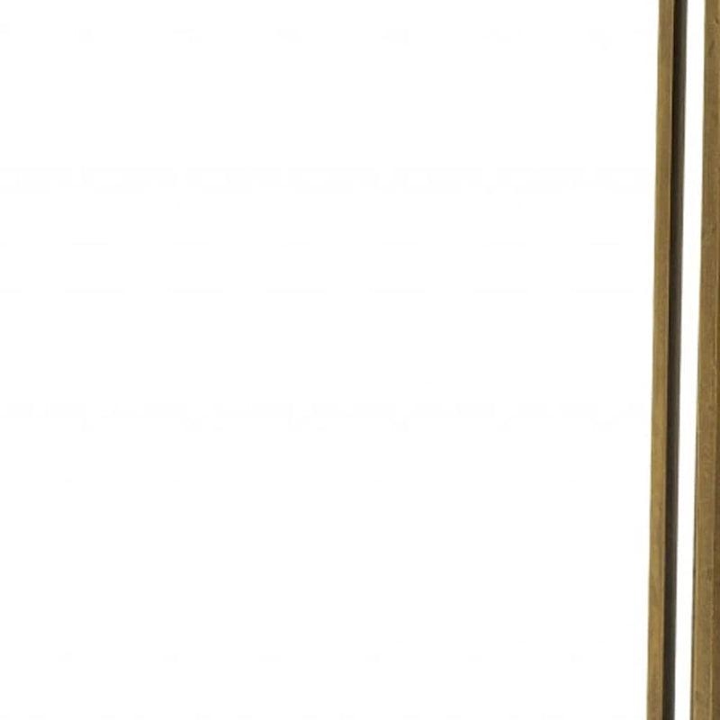 23-Inch Gold and Black Marble Round End Table