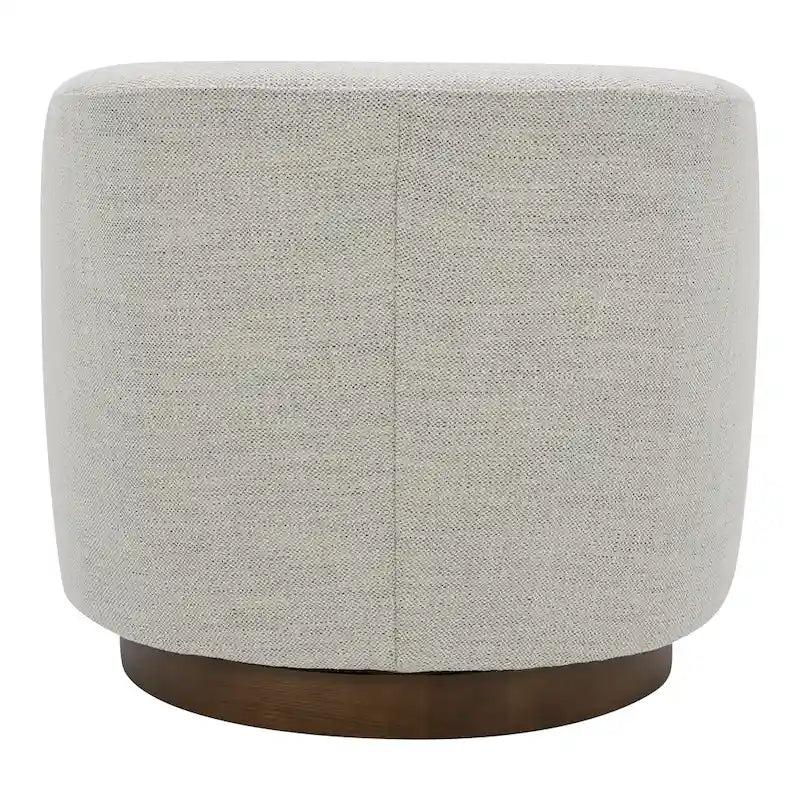 Upholstered 360-Degree Swivel Barrel Chair