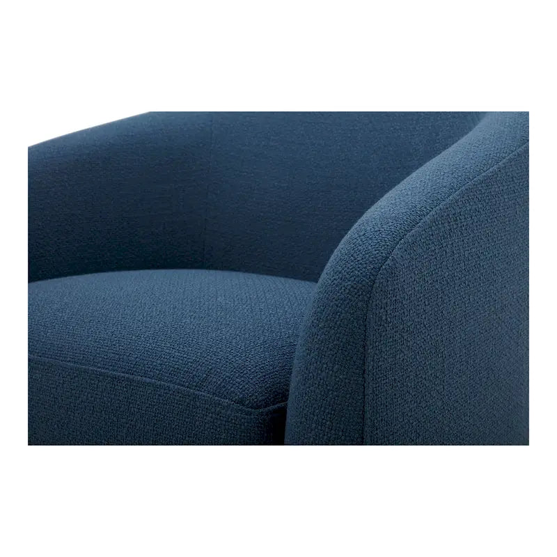 Upholstered 360-Degree Swivel Barrel Chair