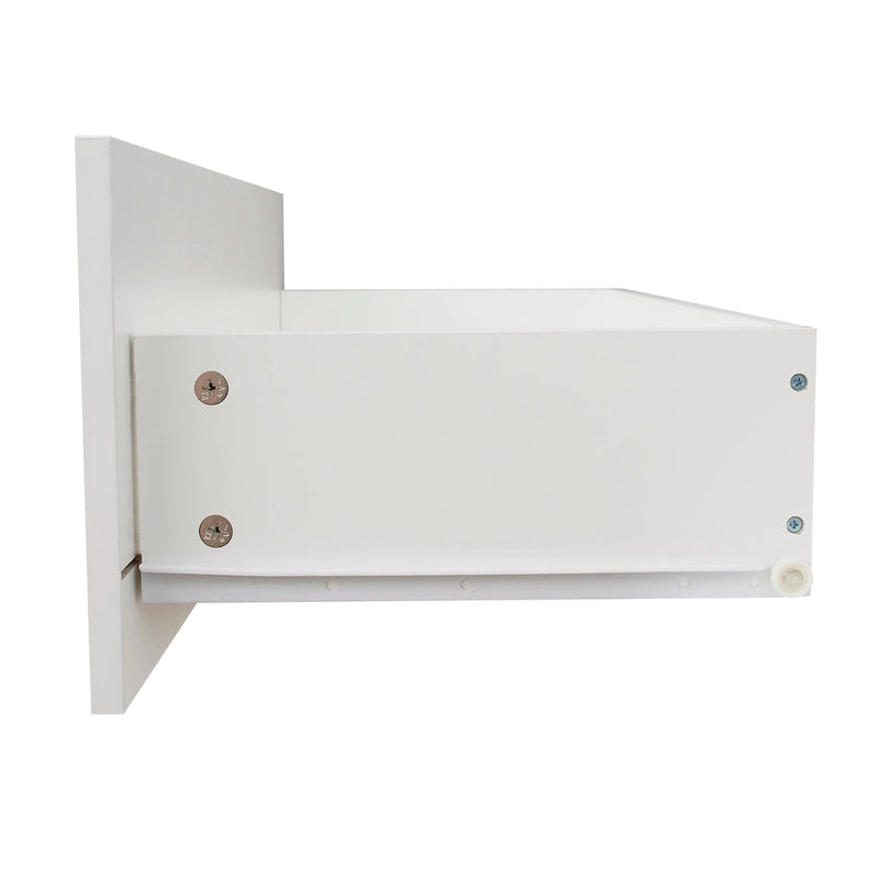 White TV Stand with LED Lights for TVs up to 70 Inches