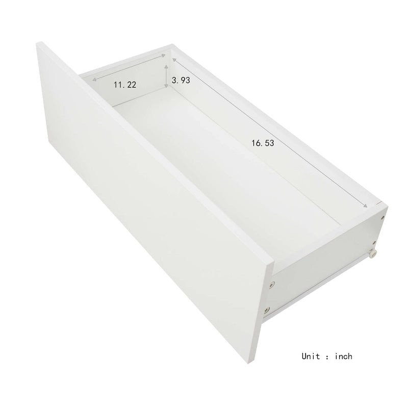 White TV Stand with LED Lights for TVs up to 70 Inches
