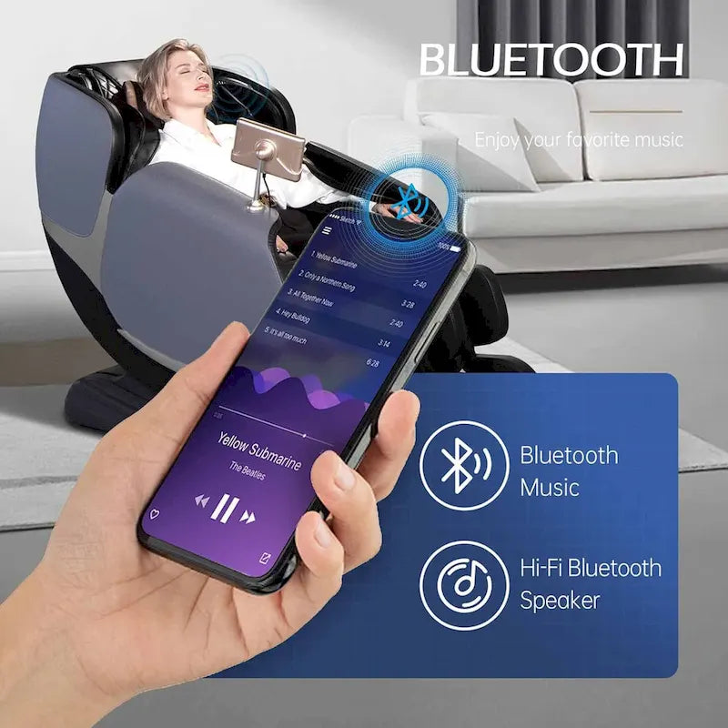 Full Body Zero Gravity Massage Chair with Dual-Core S Track and App Control