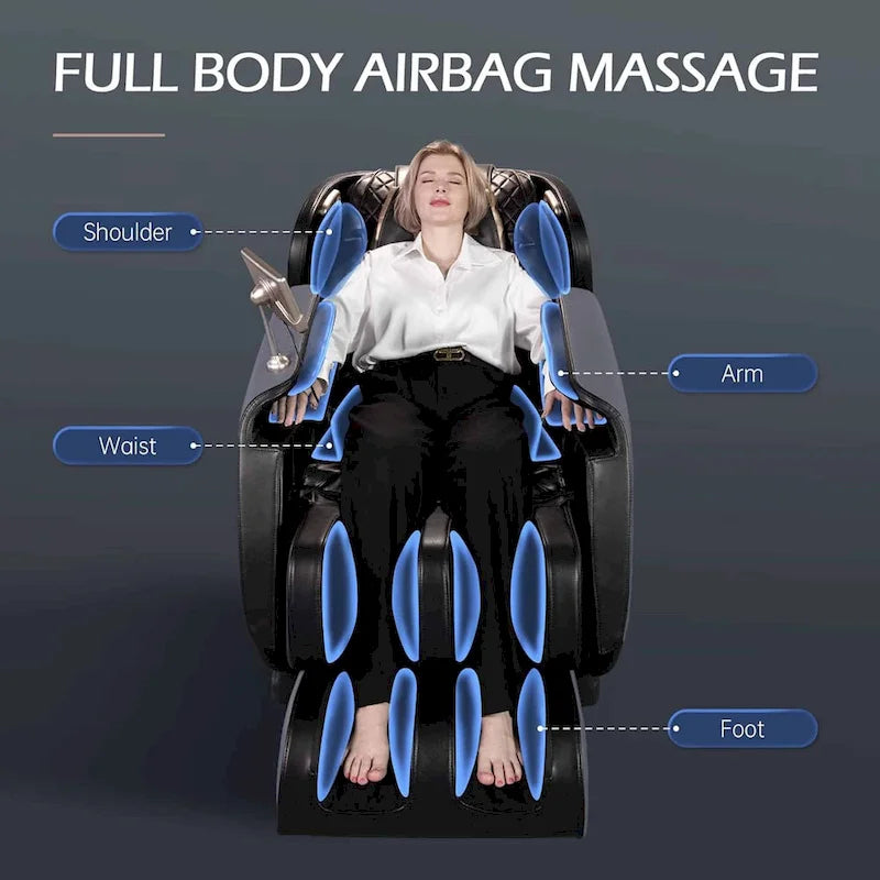 Full Body Zero Gravity Massage Chair with Dual-Core S Track and App Control
