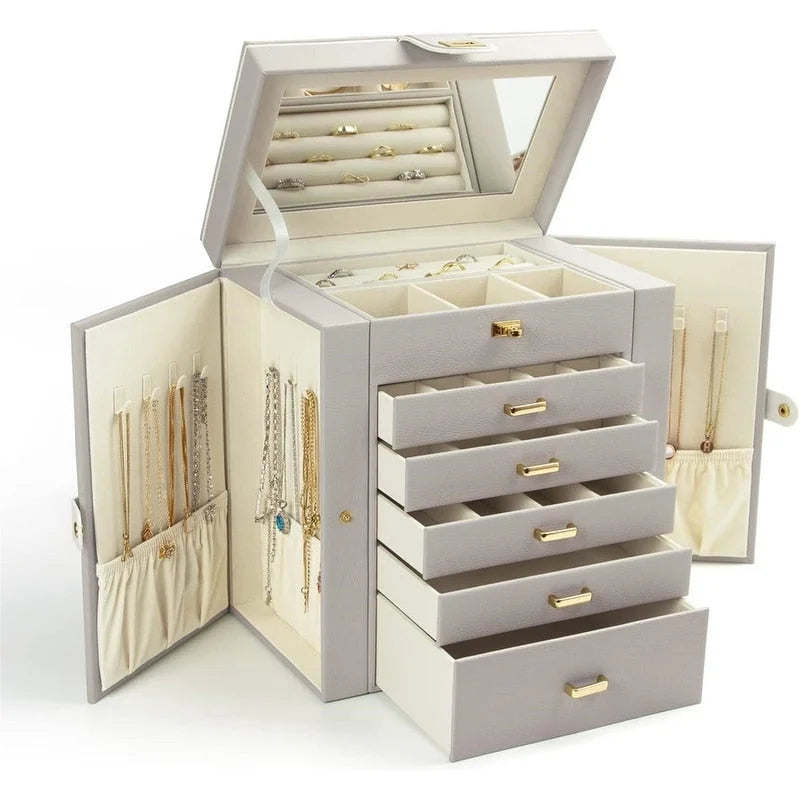 Jewelry Box for Women - 6.8D x 10.6W x 11.4H
