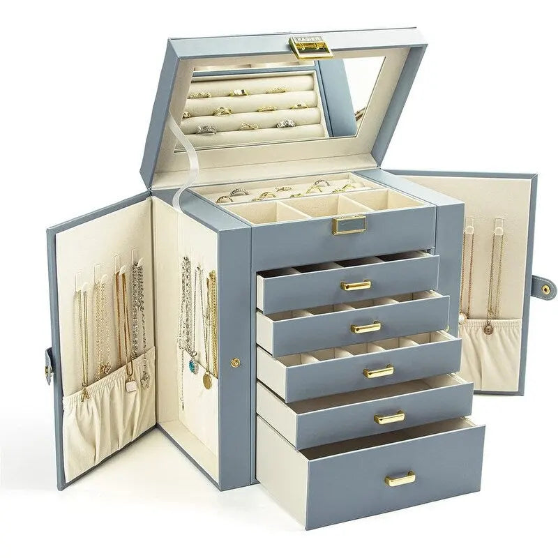 Jewelry Box for Women - 6.8D x 10.6W x 11.4H
