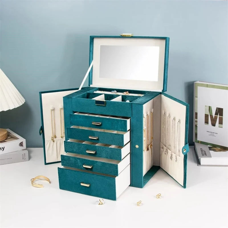 Jewelry Box for Women - 6.8D x 10.6W x 11.4H