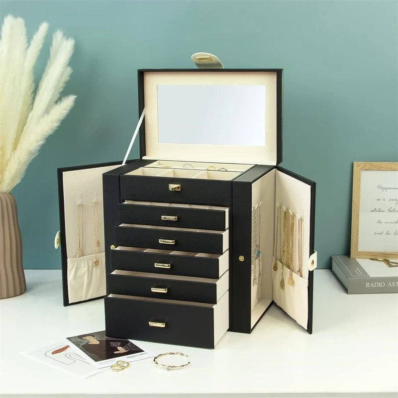 Jewelry Box for Women - 6.8D x 10.6W x 11.4H