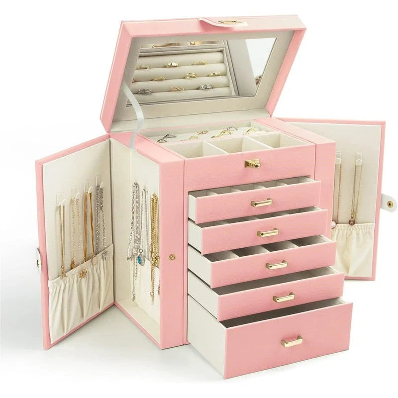 Jewelry Box for Women - 6.8D x 10.6W x 11.4H