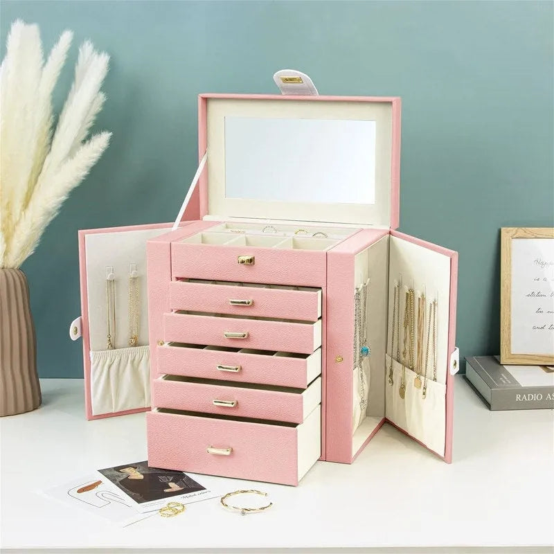 Jewelry Box for Women - 6.8D x 10.6W x 11.4H