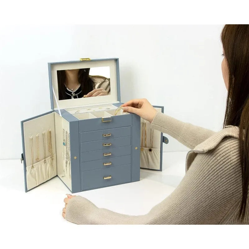 Jewelry Box for Women - 6.8D x 10.6W x 11.4H
