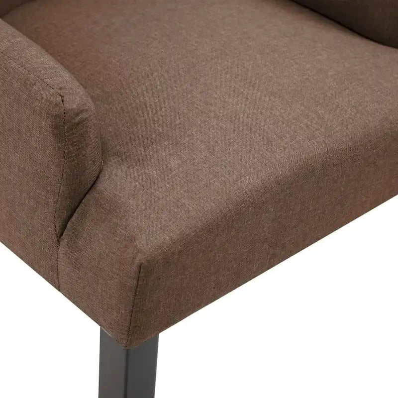 Upholstered Dining Chairs with Armrests, Multicolor Fabric (Set of 1/2/4/6)