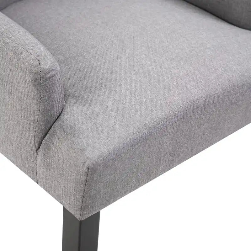 Upholstered Dining Chairs with Armrests, Multicolor Fabric (Set of 1/2/4/6)