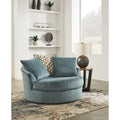 Oversized 360-Degree Swivel Accent Chair – 56W x 55D x 35H