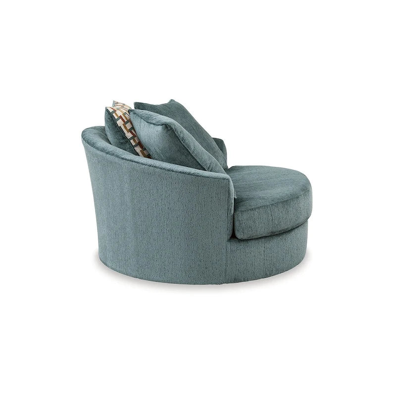 Oversized 360-Degree Swivel Accent Chair – 56W x 55D x 35H