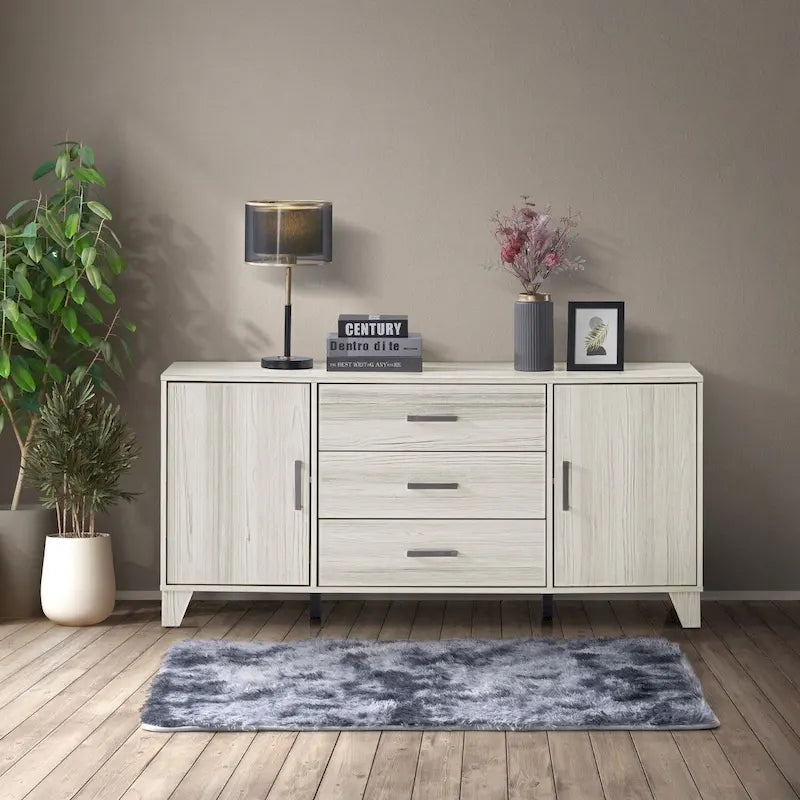 Modern Sideboard with Cabinets and Drawers