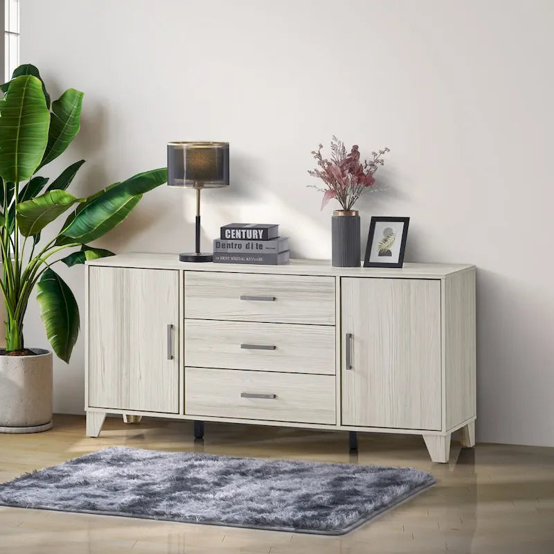 Modern Sideboard with Cabinets and Drawers