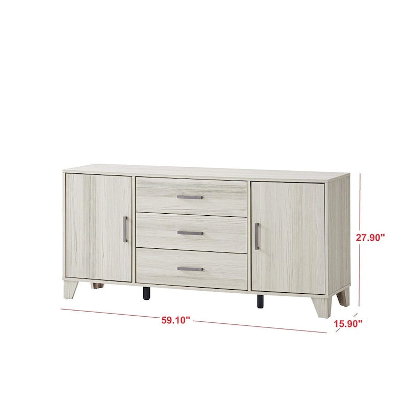 Modern Sideboard with Cabinets and Drawers